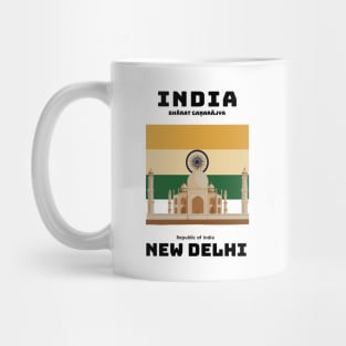 make a journey to New Delhi India Mug